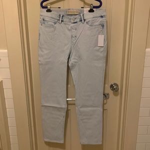 NWT Soft Surroundings Ultimate Pull-On Denim Relaxed Straight Jeans